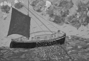 تجسمی از کشتی‌ها، هنر دریایی آلفرد والیس