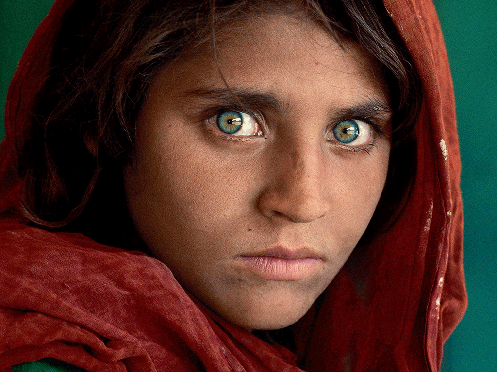 عکس دختر افغان استیو مک‌کری