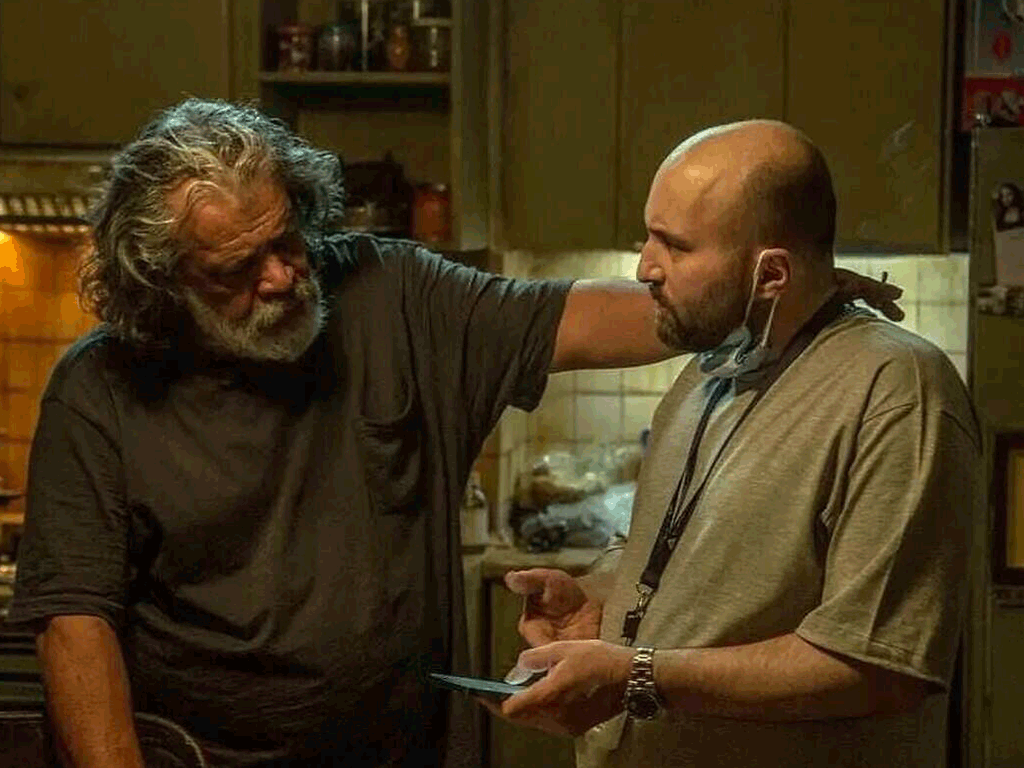 اکتای براهنی در پشت صحنه فیلم پیرپسر