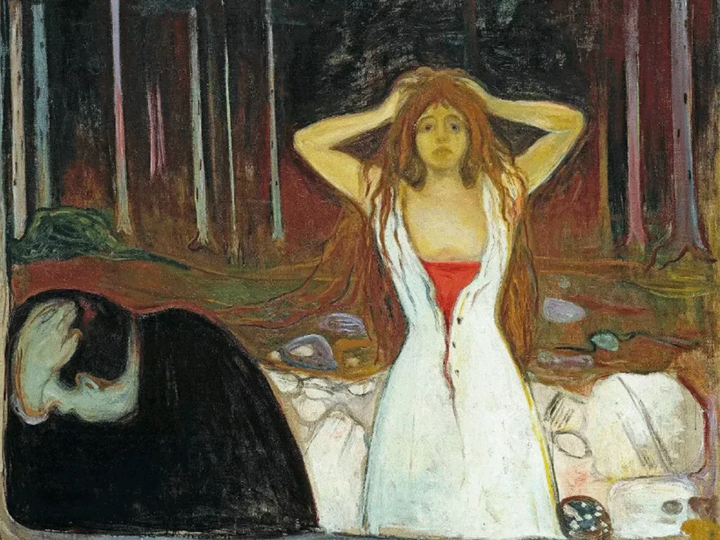Edvard-Munch, Ashes, 1895